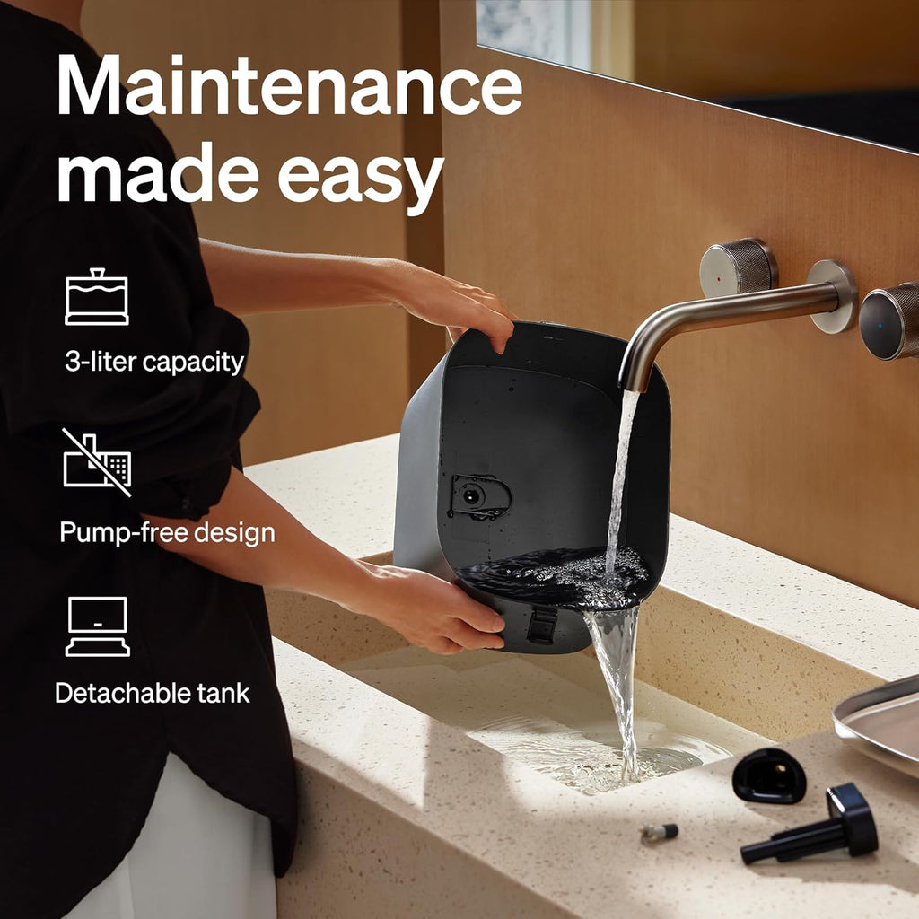 Upgrade Cat Water Fountain Stainless Steel Tray, Dockstream 2 Cat Fountain Indoor, 3L/101oz Auto Cat Fountains for