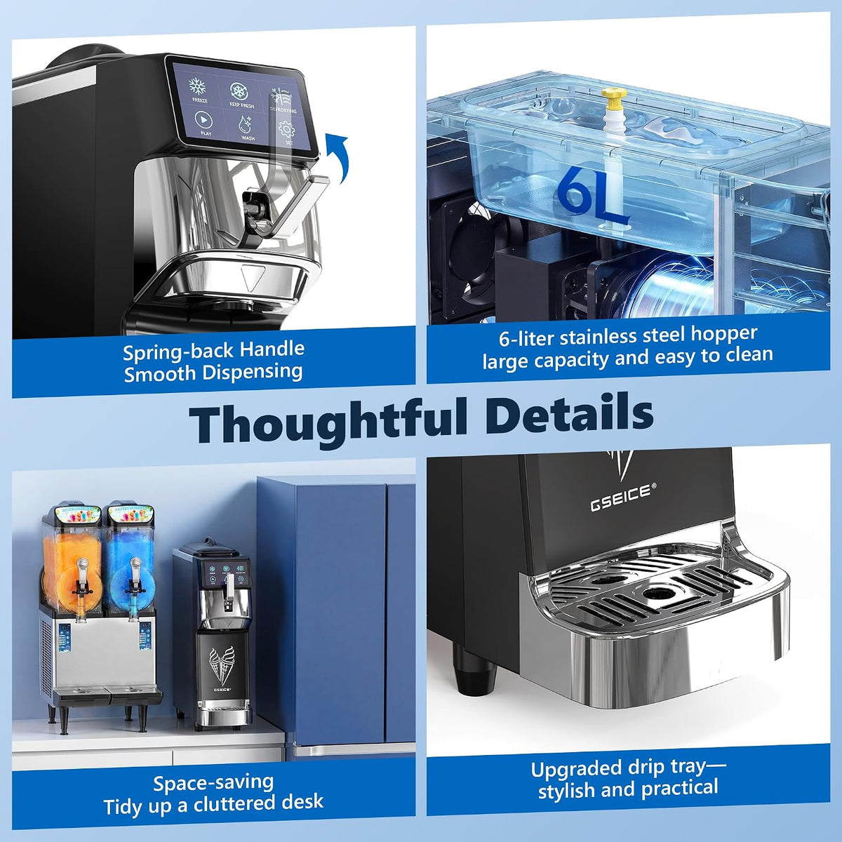 Commercial Soft Serve Ice Cream Maker Machine