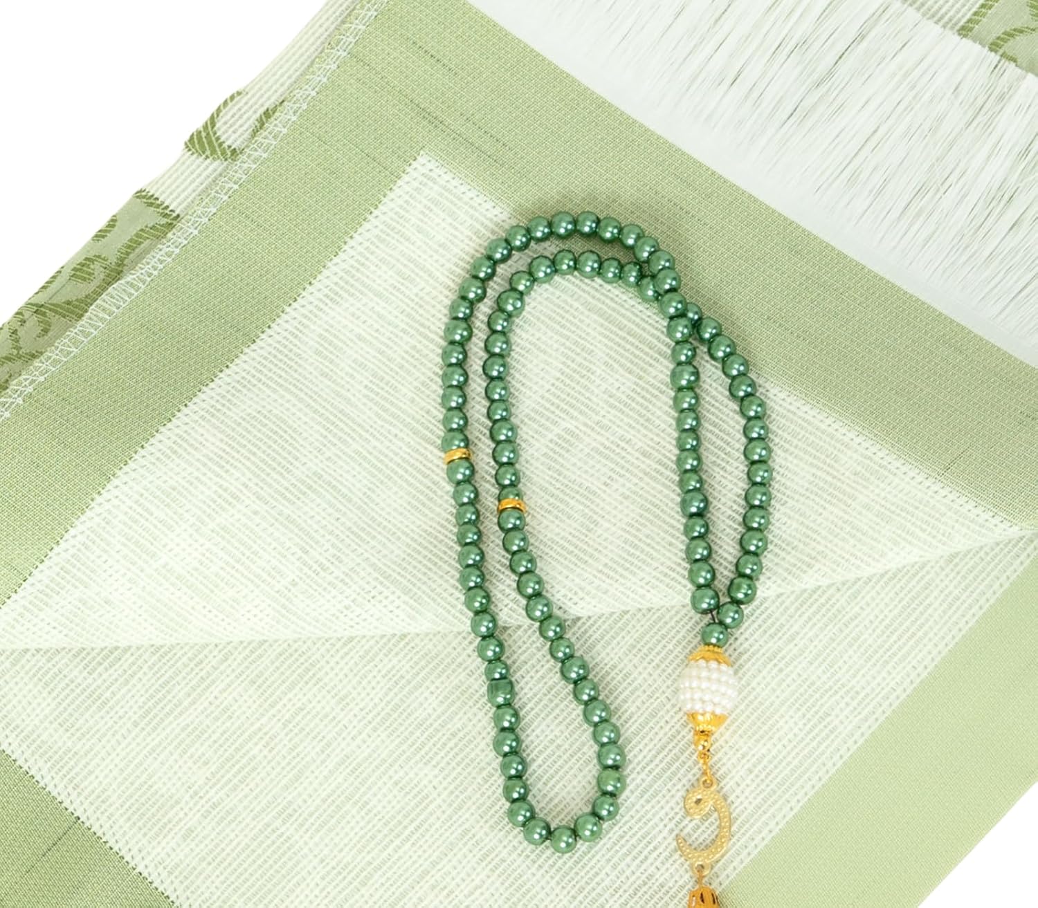 Muslim Prayer Rug with Tasbih and Portable Bag, Muslim Gift for Women Men, Mubarak Islamic Box, Soft Mat Islam Gifts