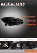 for 2000-2007 Ford Taurus Headlights W/O bulbs