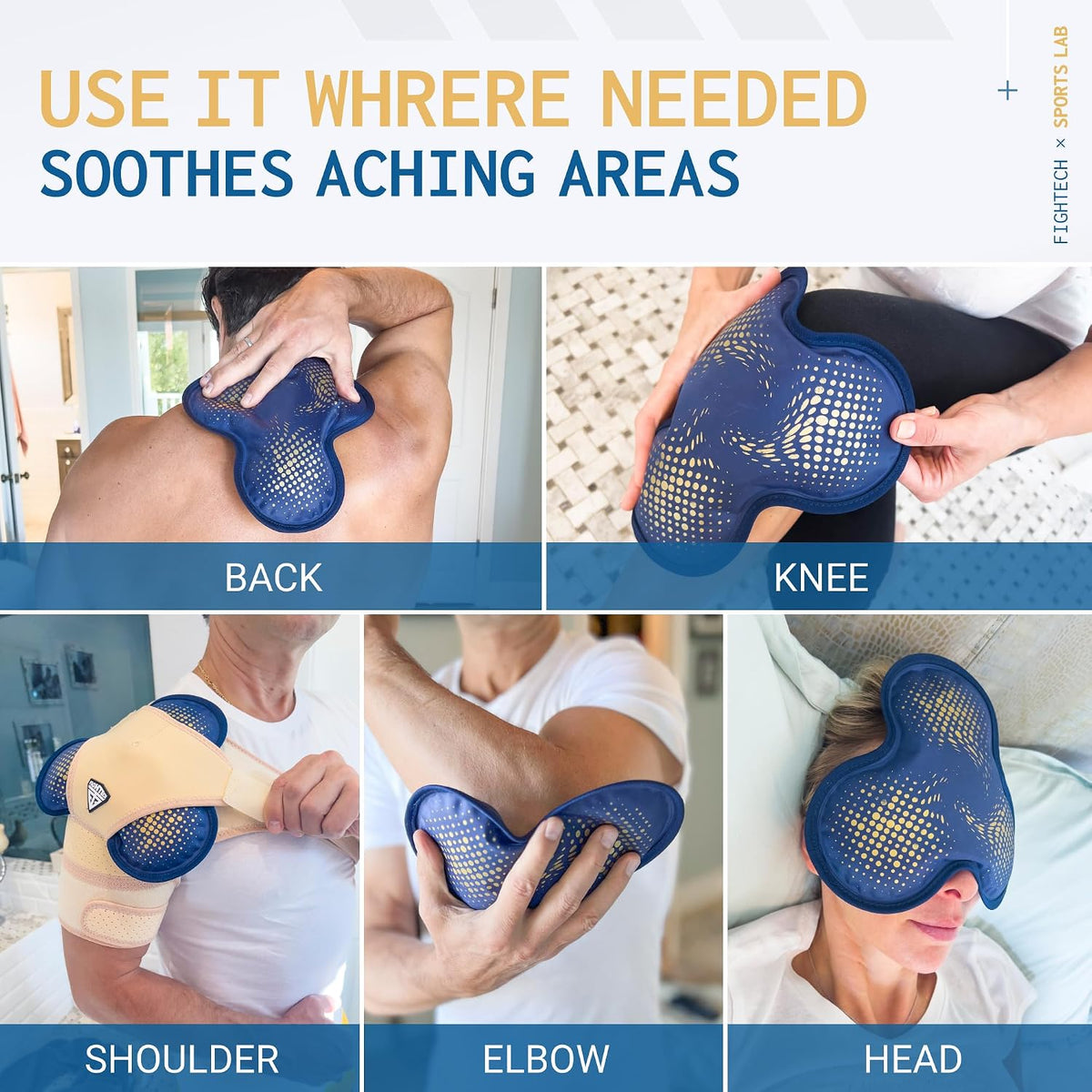 Reusable Hot & Cold Gel Pack for Shoulder - Hinge Joint, Single