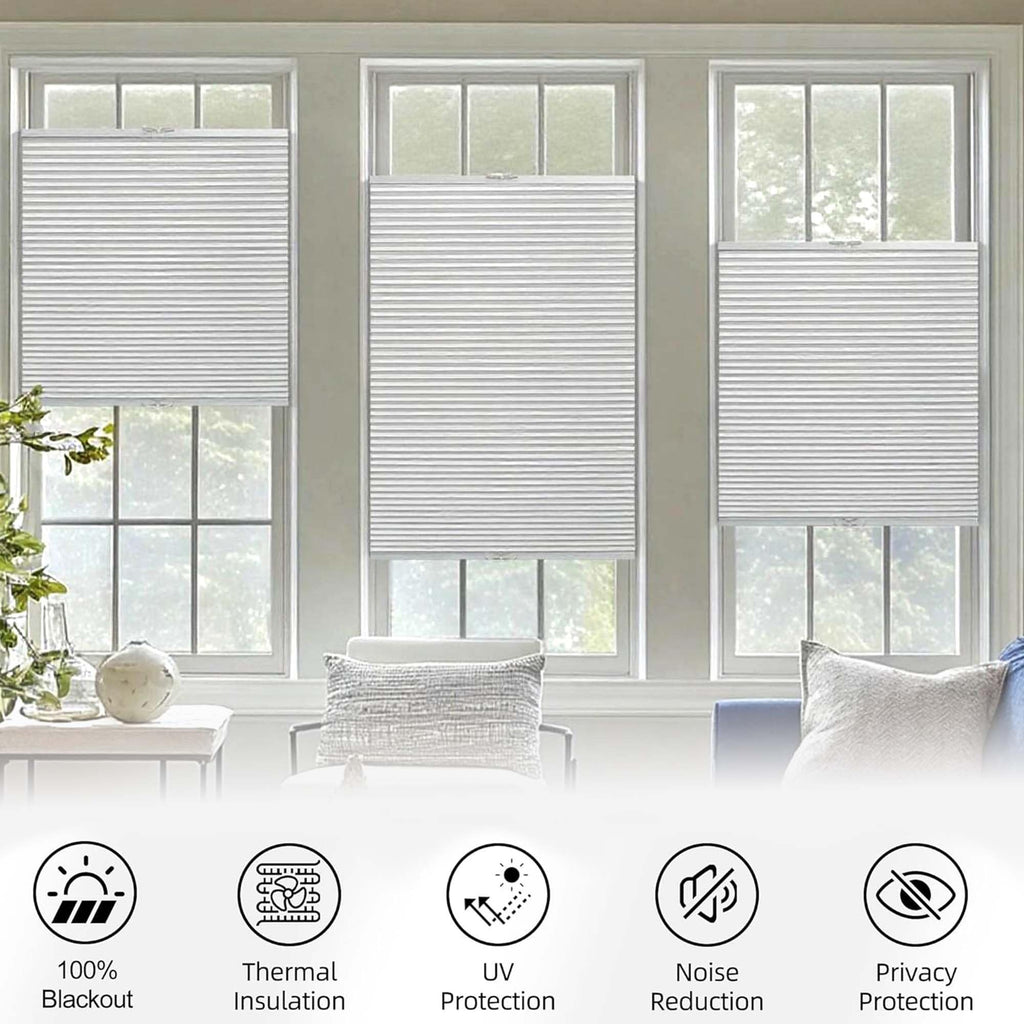 Top Down Bottom Up Cellular Skylight Shades for Ceiling & Door & Window