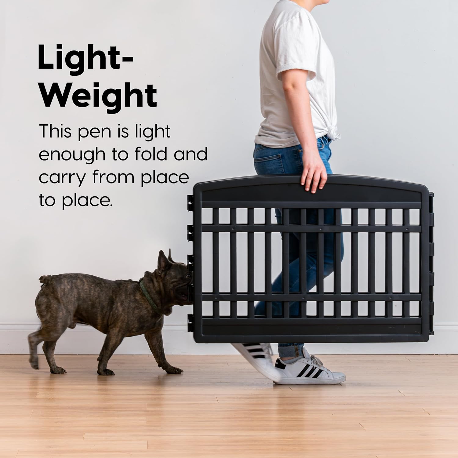 Dog Playpen 24" 4-Panel Puppy Playpen, 35 x 35 x 24, Dog Playpen, Dog Play Pen Indoors, Pet Fence, Puppies/Small