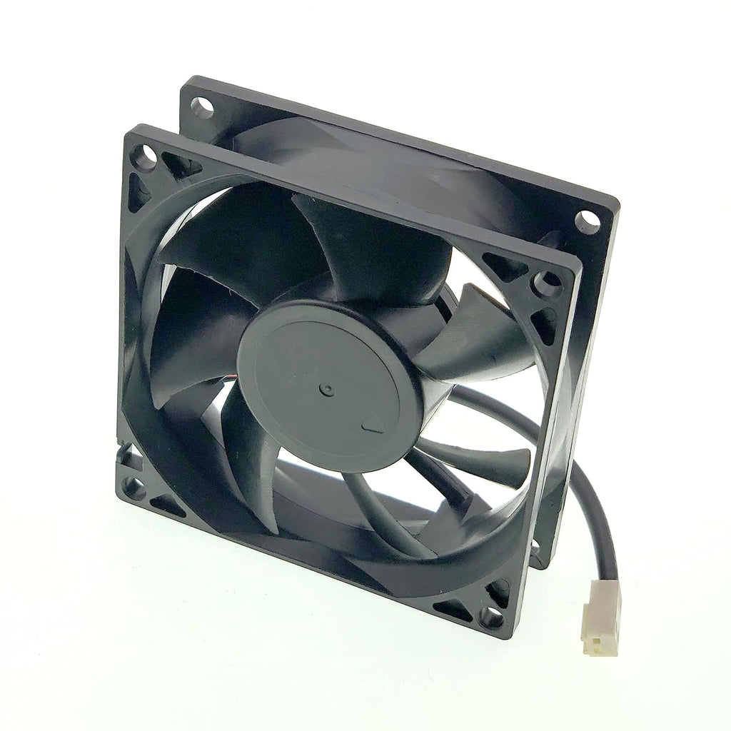 New Cooling Fan for PL80S12H DC 12V 0.17A 2-Wire Size: 80x80x25mm.