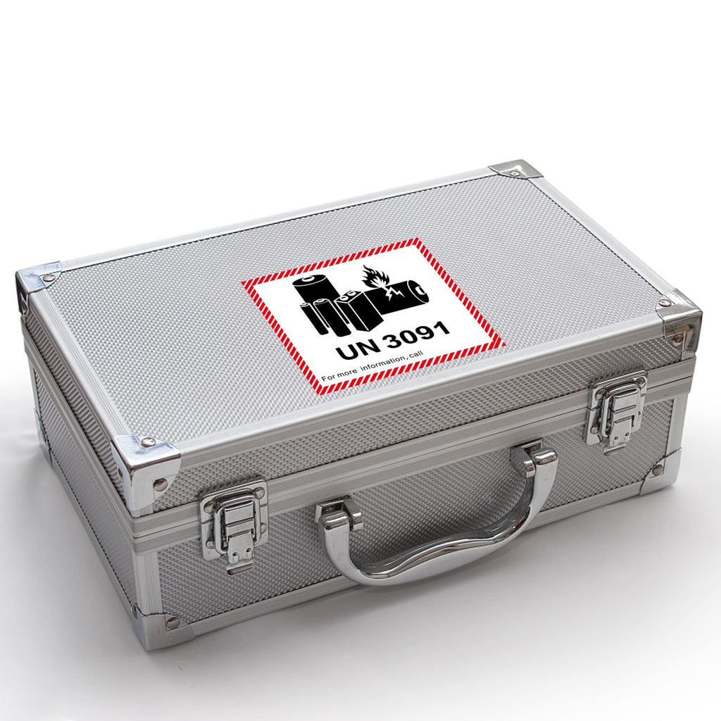 50PCS 4.7" x 4.3" Lithium Ion Battery Transport Caution Warning Labels for Shipping (UN3091)