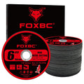 FOXBC 6 Inch Cut Off Wheel for Metal & Stainless Steel - 25 Pack