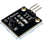 38KHz IR Receiver Transmitter Sensor Module Infrared Remote Control, 5 Sets