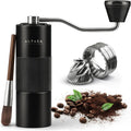 Premium Manual Coffee Grinder for Espresso, Pour Over & French Press with Stainless Steel Conical Burr, Precision