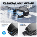 Magnetic Replacement Lenses, Design for AS61 Ski Goggles