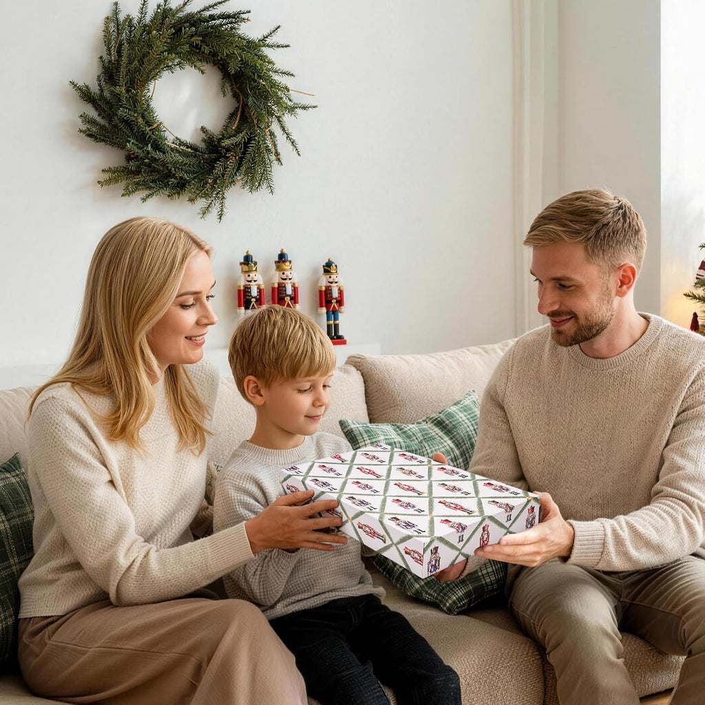 Large Christmas Gift Boxes with Lids for Present