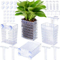 2026 Latest Upgraded Aquarium Plant Holder Adjustable Height with Extendable Hook and Suction Cup for Fish Tank