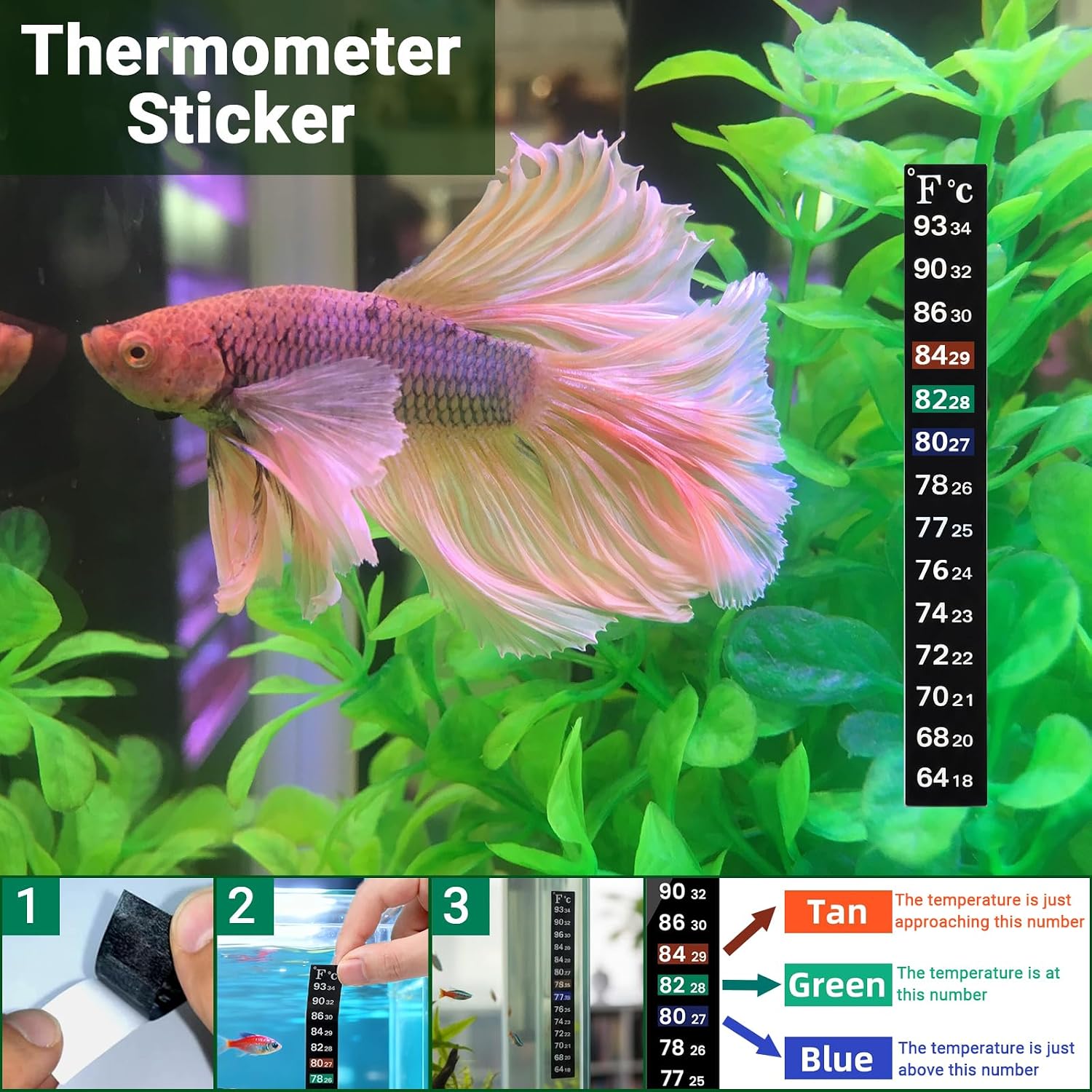 11 in 1 Aquarium Test Strips Kit | Aquarium Ammonia Test Strips | 150 Strips | Quick Accurate Freshwater&Saltwater