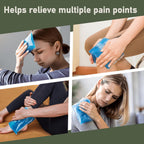 Flexible Cold Gel Ice Pack Reusable, 9.5" x 4.5", 4 Pack