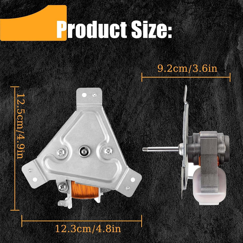 Oven Fan DG96-00110E DG96-00110A Electric Range Oven Convection Fan Motor Assembly Compatible with Samsung Ovens AP5967760, PS11720787, Clockwise Rotation Left Hand Thread
