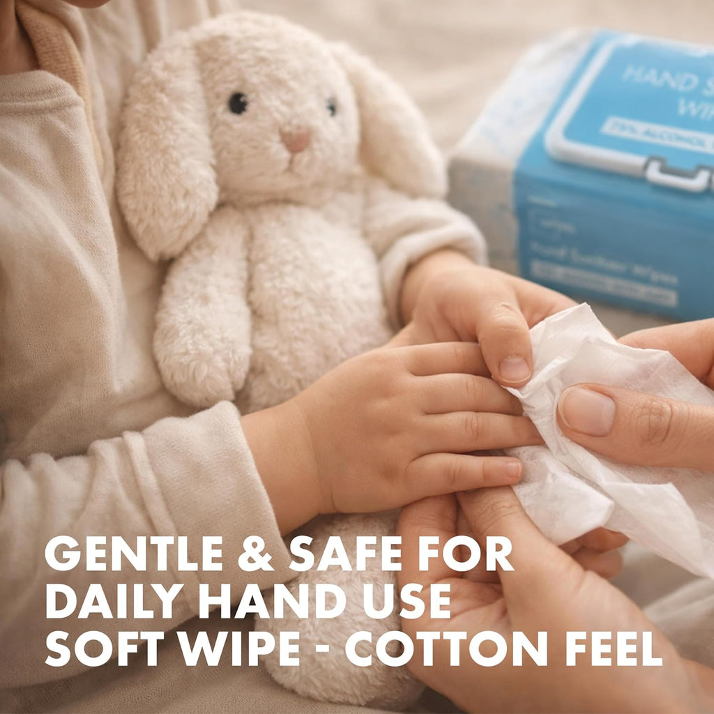 Hand Sanitizer Wipes 75% Alcohol, Aloe Infused, Antibacterial 320ct.