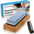 Whetstone Knife Sharpener – 1000/6000 Grit Sharpening Stone | Angle Guide for Foolproof Results – Wet Stone Sharpener