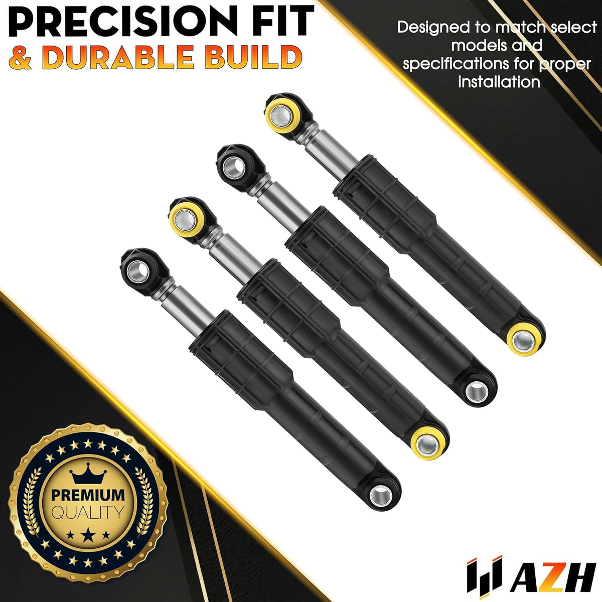 Shock Damper Replacement For Samsung WF448AAPXAA WF448AAW WF448AAW/XAA WF448AAW/XAC WF448AAWXAA WF455ARGSGR WF455ARGSGRAA WF455ARGSWR WF455ARGSWRAA WF457ARGSGR WF457ARGSGR/AA-0001WF457ARGSGRAA Washer
