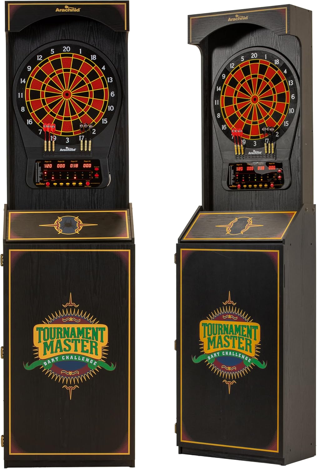 Cricket Pro 650 Standing Electronic Dartboard with 24 Games, 132 Variations, and 6 Soft-Tip Darts Included