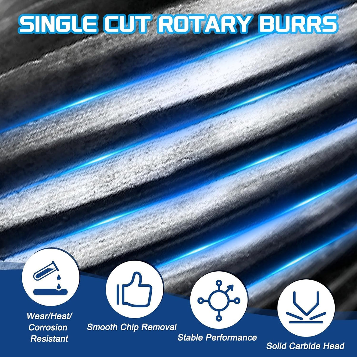 Die Grinder Bits Carbide Burrs 6mm Shank 6x16mm Head