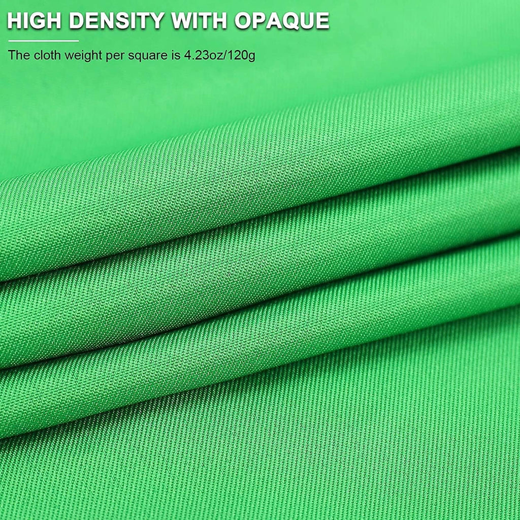 10 X 7 FT Green Screen Backdrop for Photography, Virtual GreenScreen | Chromakey Background Sheet for Zoom Meeting