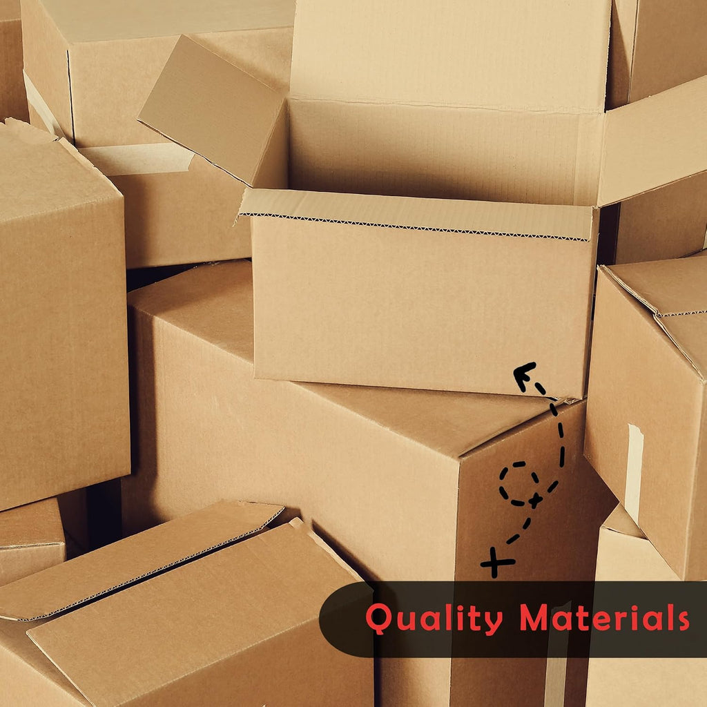 Shipping Boxes 4x4x4 Inches 25 Pack Small Corrugated Cardboard