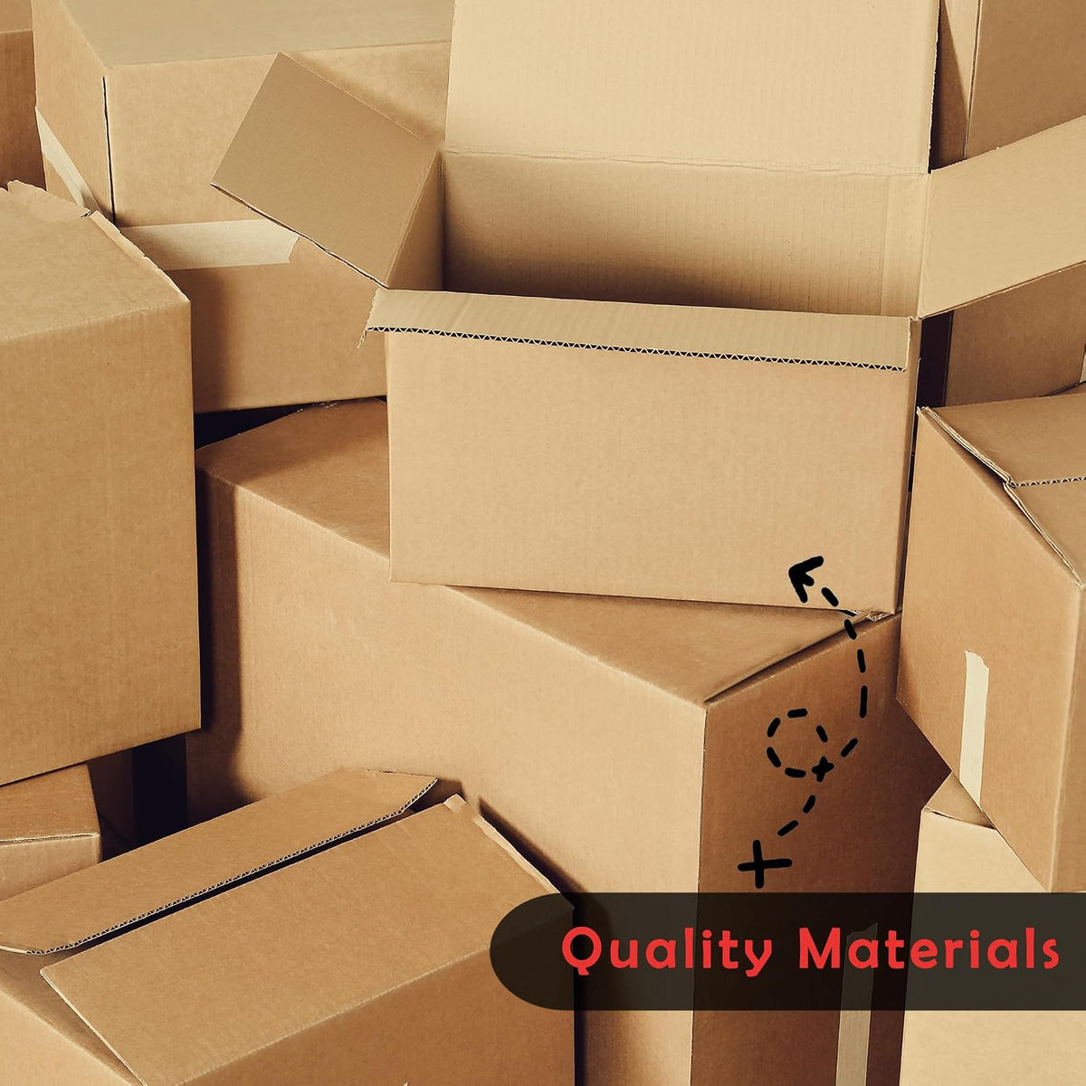 Shipping Boxes 4x4x4 Inches 25 Pack Small Corrugated Cardboard