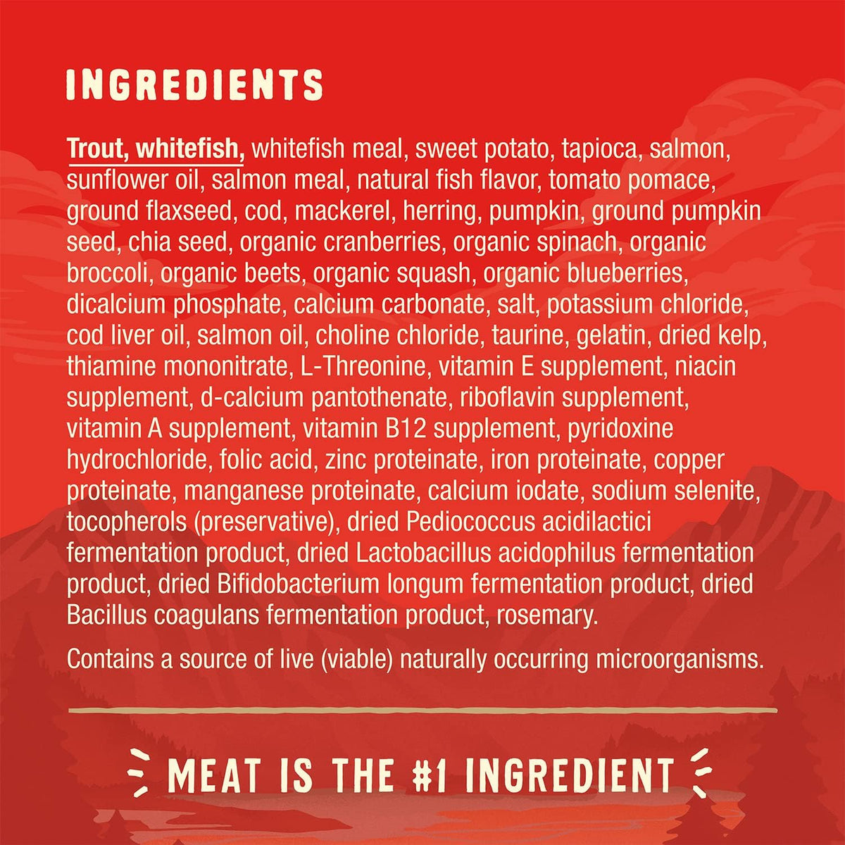 Wild Red Dry Dog Food Raw Coated High Protein Grain & Legume Free Ocean Recipe, 3.5 lb. Bag