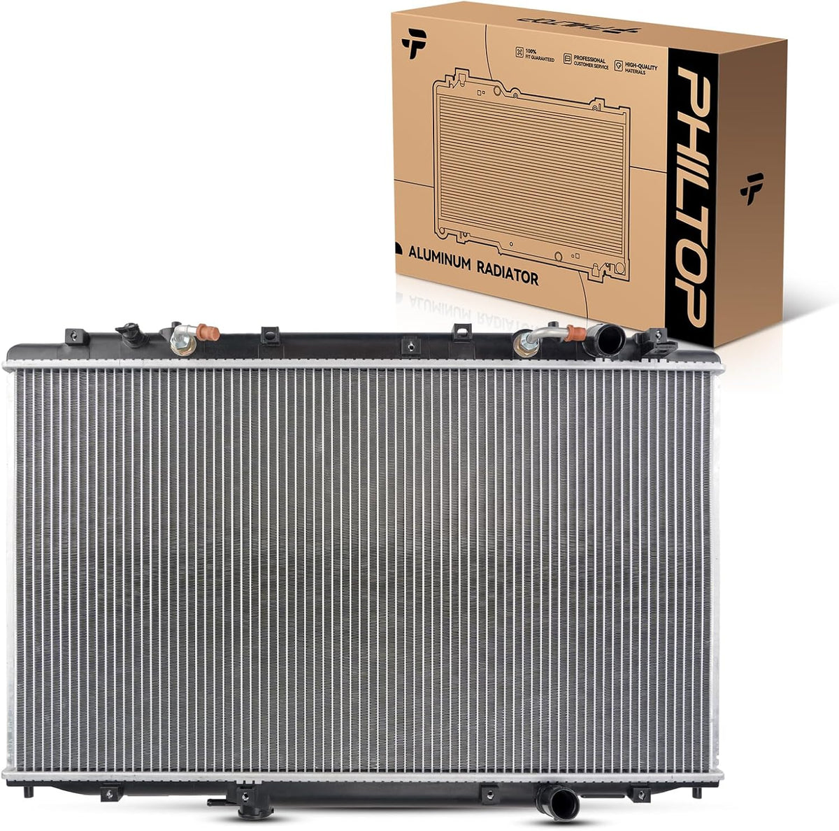PHILTOP CU2806 Engine Coolant Aluminum Radiator for 2005-2010 Odyssey