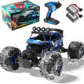 1:10 Scale Remote Control Car, 48+ KM/H High Speed Amphibious RC Monster Truck, 4WD Waterproof Off RC Road Car, 2
