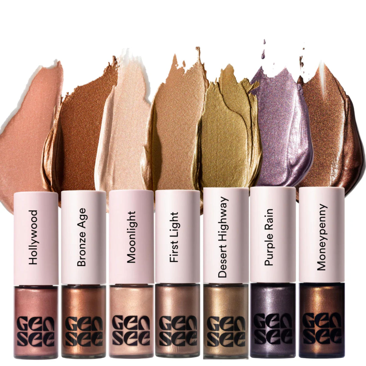 Mixed Media Metallic Liquid Eyeshadow, Moonlight Eye Makeup