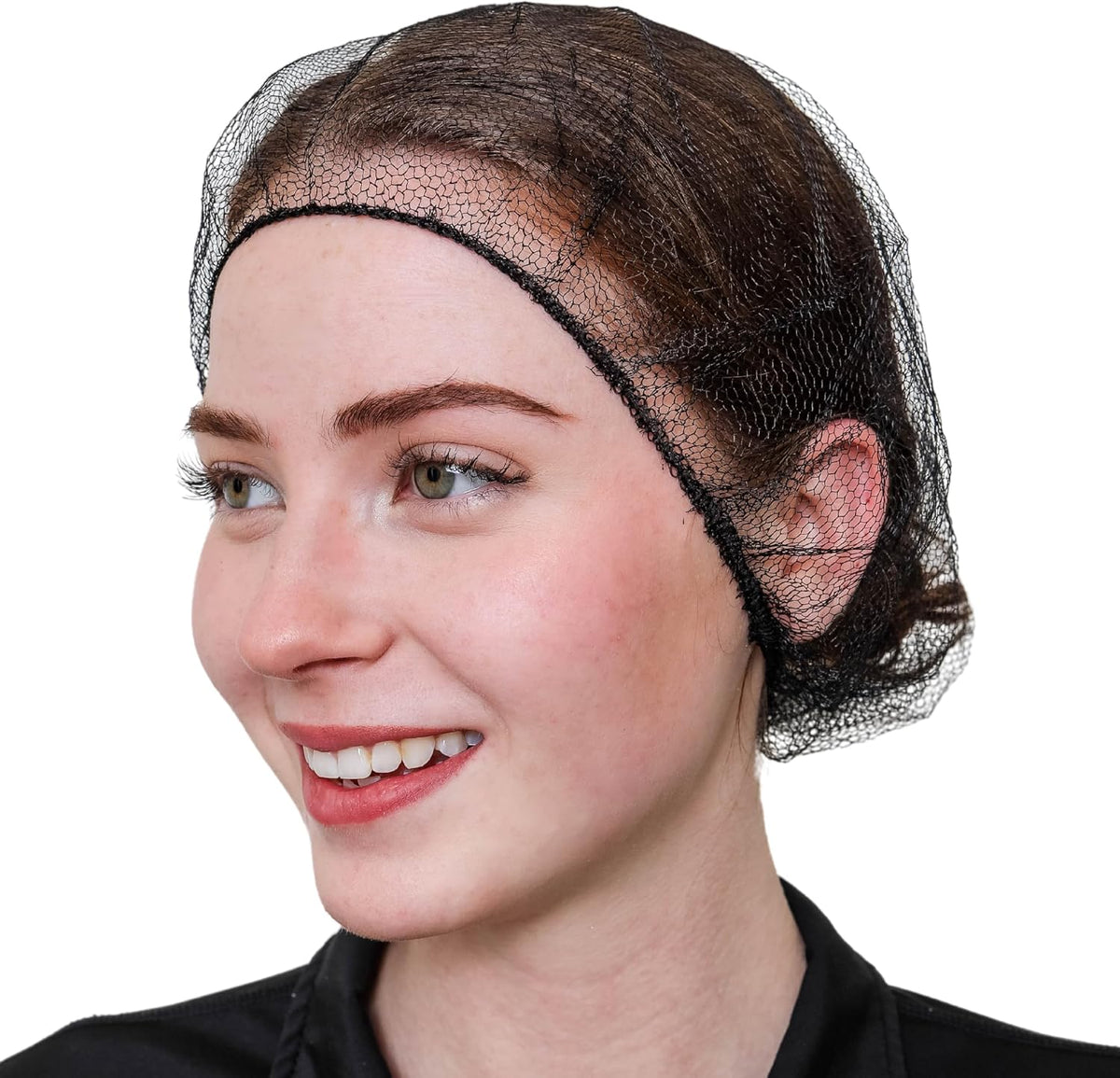 Disposable Honeycomb Nylon Hair Nets | Breathable | [BLACK | BLUE | BROWN | WHITE |18”|21”|24”|28”]