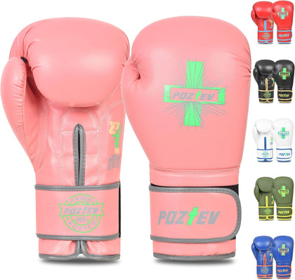 Boxing Gloves for Men & Women Professional Workout Gloves for Sparring, Heavy Bag Training - Muay Thai Focus Mitts