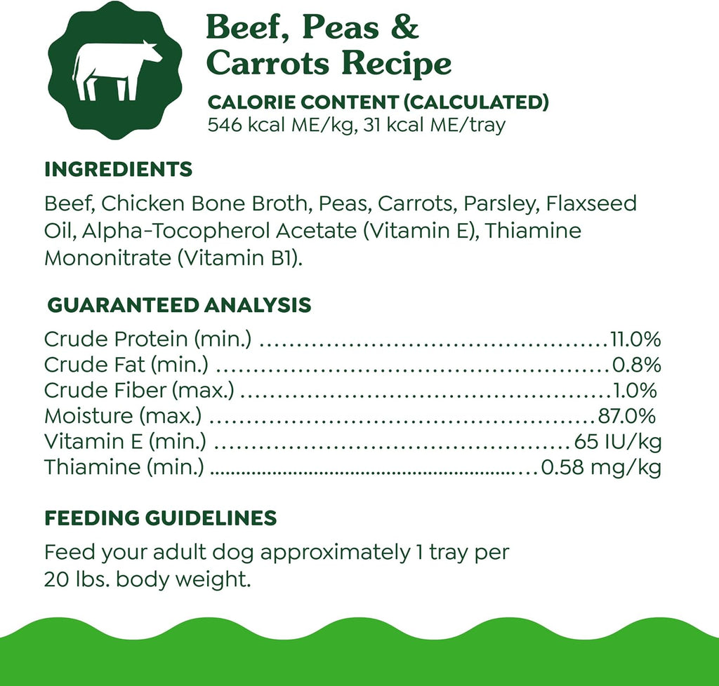 Smart Topper Wet Dog Food Complement, Beef, 2 oz, 10 ct
