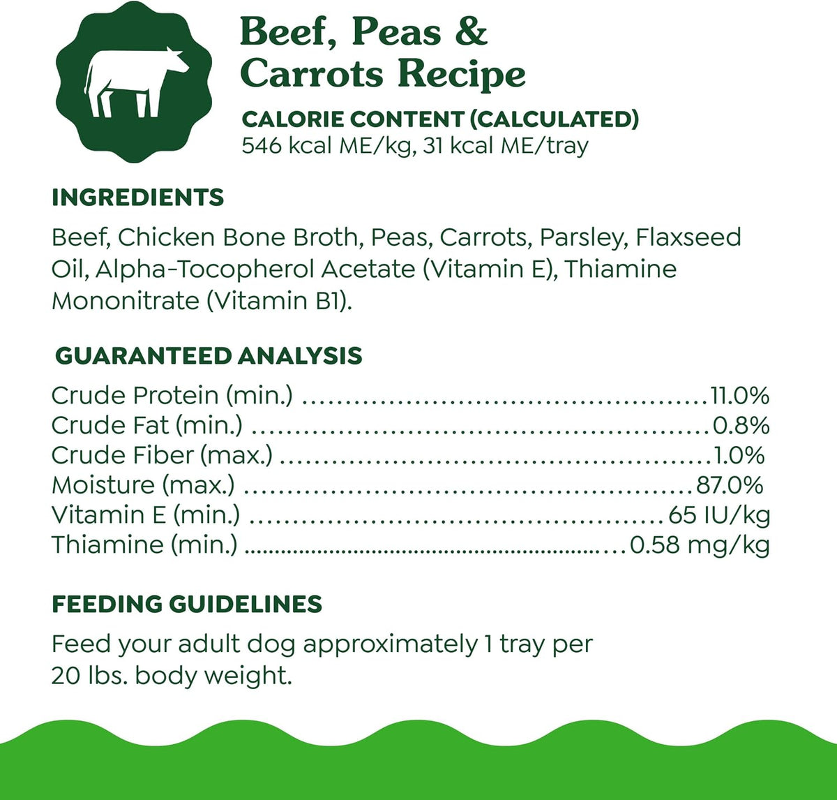 Smart Topper Wet Dog Food Complement, Beef, 2 oz, 10 ct