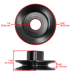 Caltric Engine Pulley Compatible with RedMax RZT 42 RZT 48 RZT 54