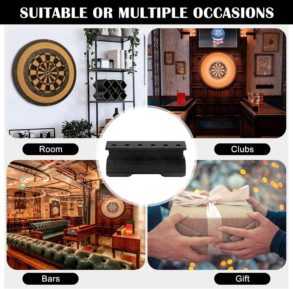 2 in 1 Wooden Dart Holder and Wall Dart Holder, Decoration Dart Holder, Display Rack for Darts Holder, Dart Holder