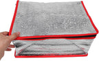 Insulated Shipping Bag Aluminum Flat Bottom Liner for Seafood