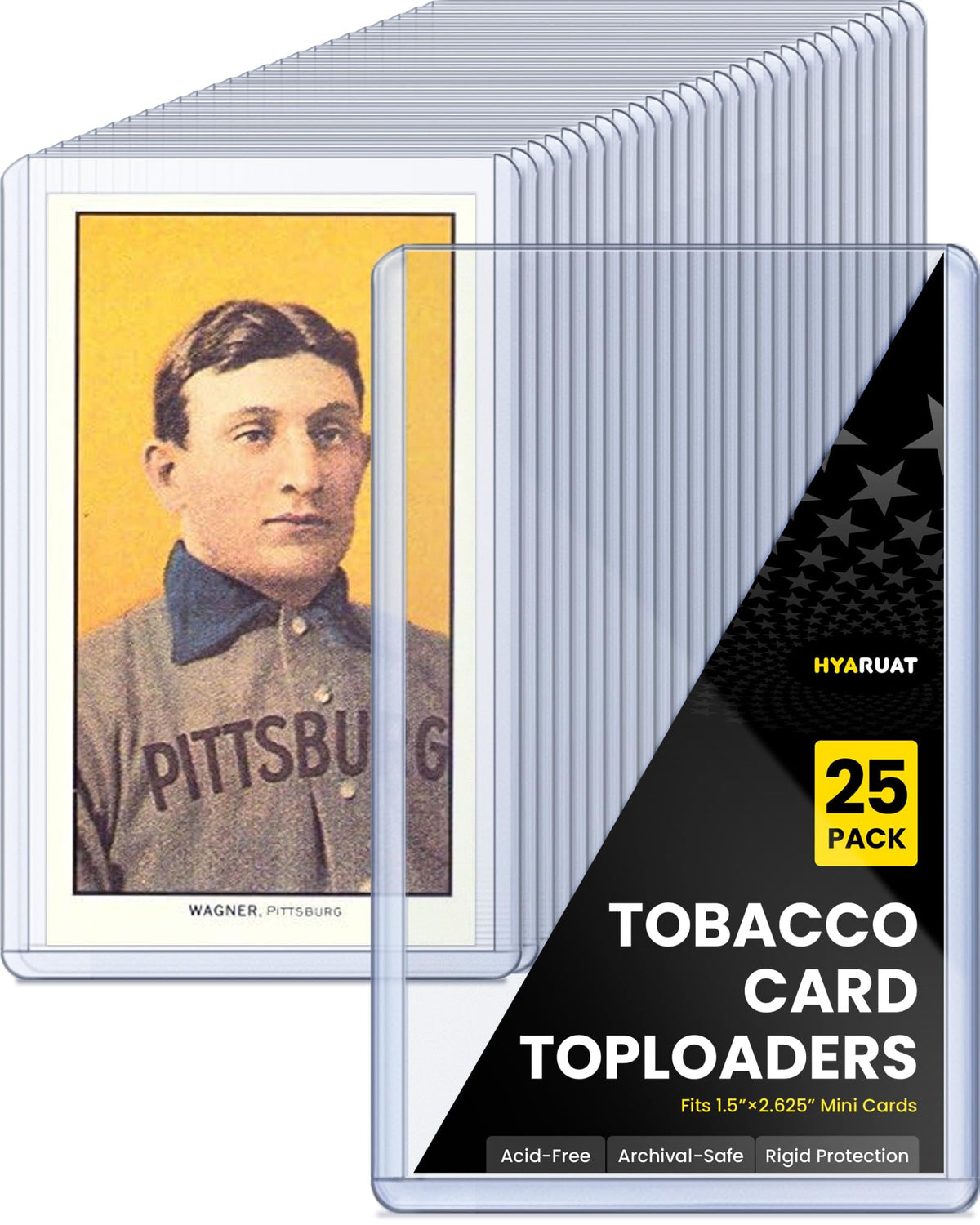 Tobacco Toploaders 25 Pack, 1.65 x 2.87 in