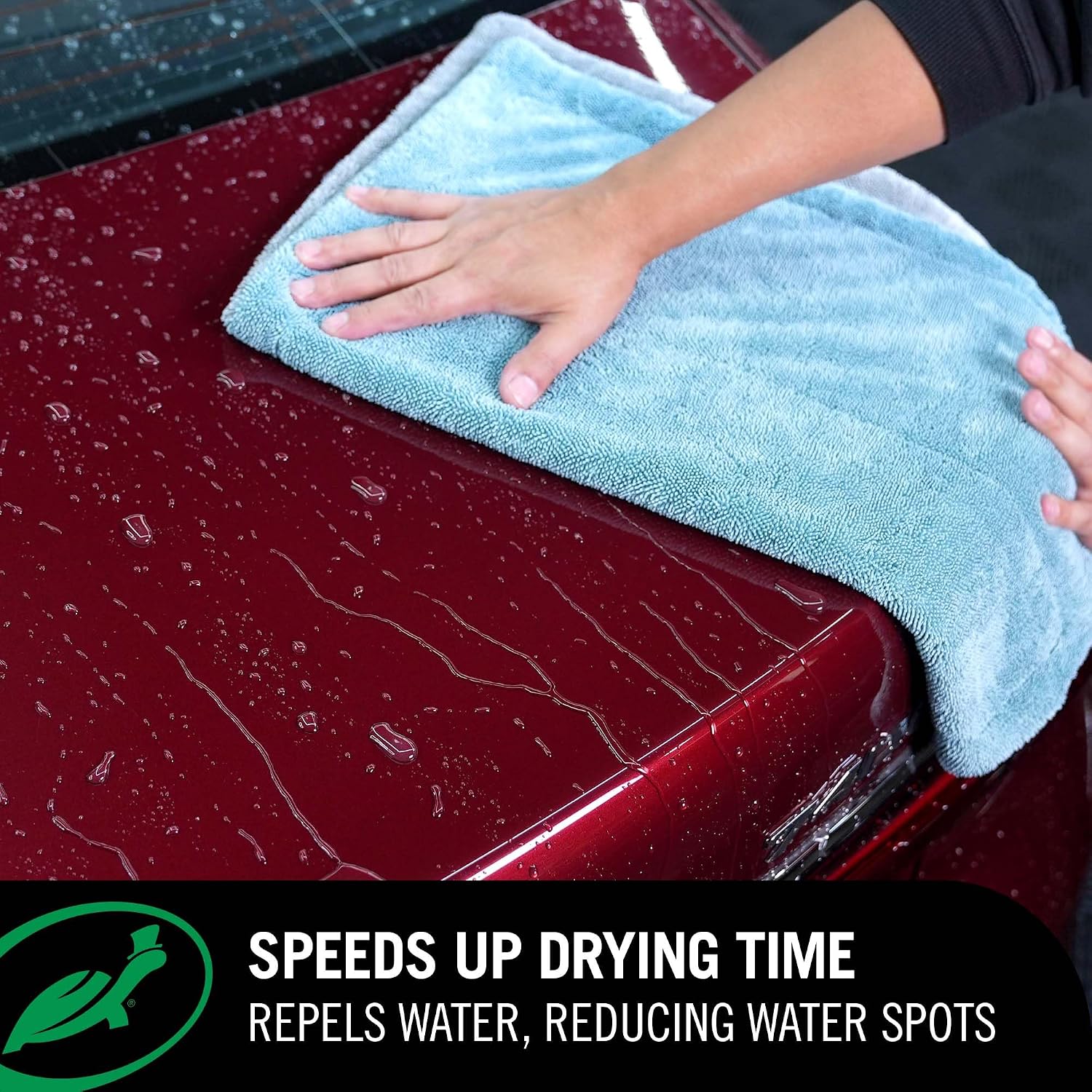 50834 1-Step Wax and Dry, Quick and Easiest Step to High Shine, for Cars, Trucks, Motorcycles and RVs, 26 oz. Double
