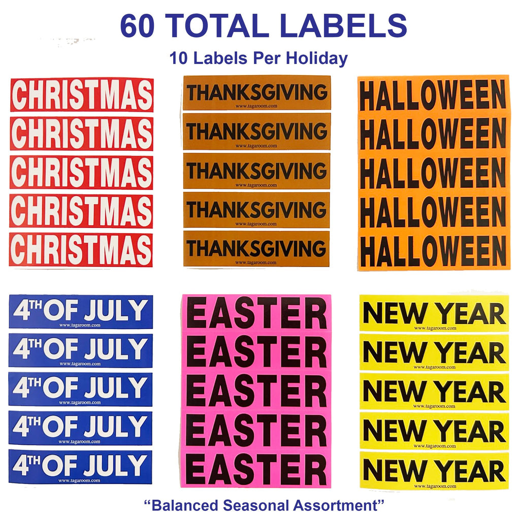 Holiday Color Coded Label Multi Pack (Multi Holiday)