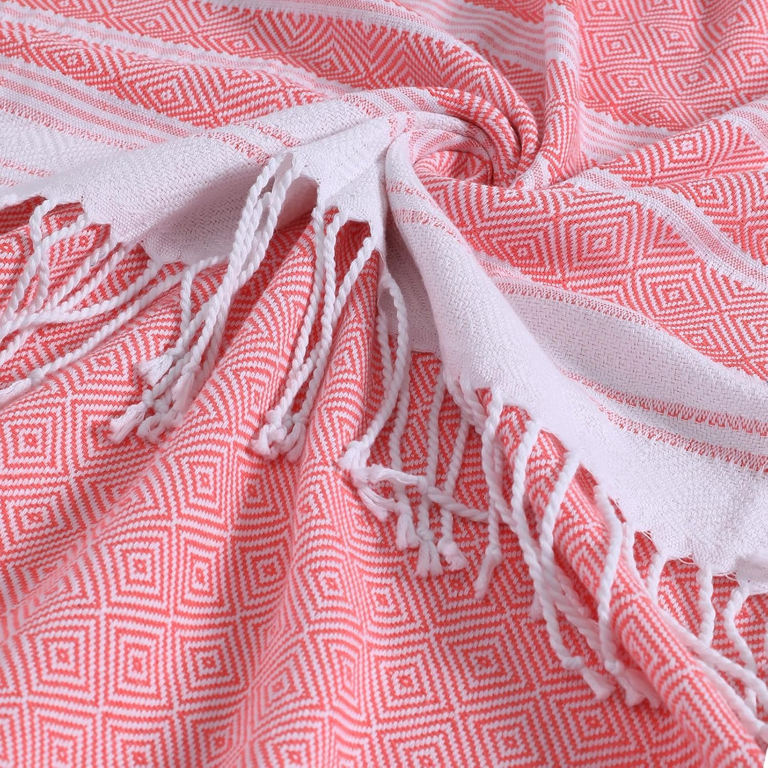 6 Packs Oversized Cotton Turkish Beach Towels Set Bulk 74"x38" Extra Large Sand Free Quick Dry Clearance Swim Bath