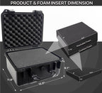 Tactical Hard Case WaterProof & Shock Proof With Custom Foam Insert