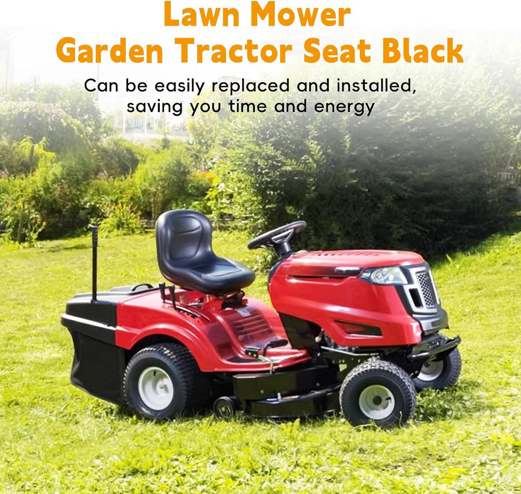 Lawn Mower Garden Tractor Seat Black