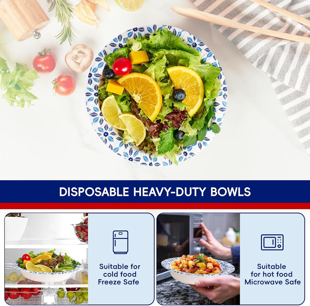 160 Count Paper Bowls 20 oz