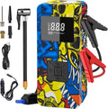 Jump Starter with Air Compressor, 8000A 150PSI Battery Jumper Starter Portable Tire Inflator Pump, 12V Jump Box Car