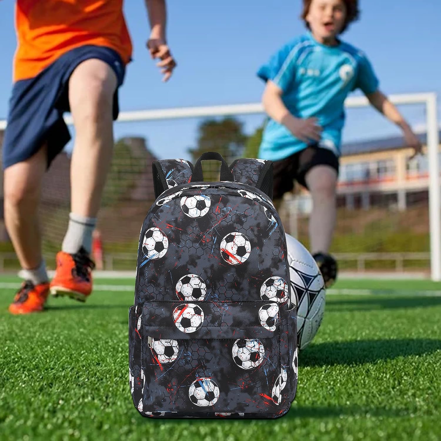 Preschool Backpack for Kids Boys Soccer Backpack Toddler Kindergarten School Bookbags for Age 3-8
