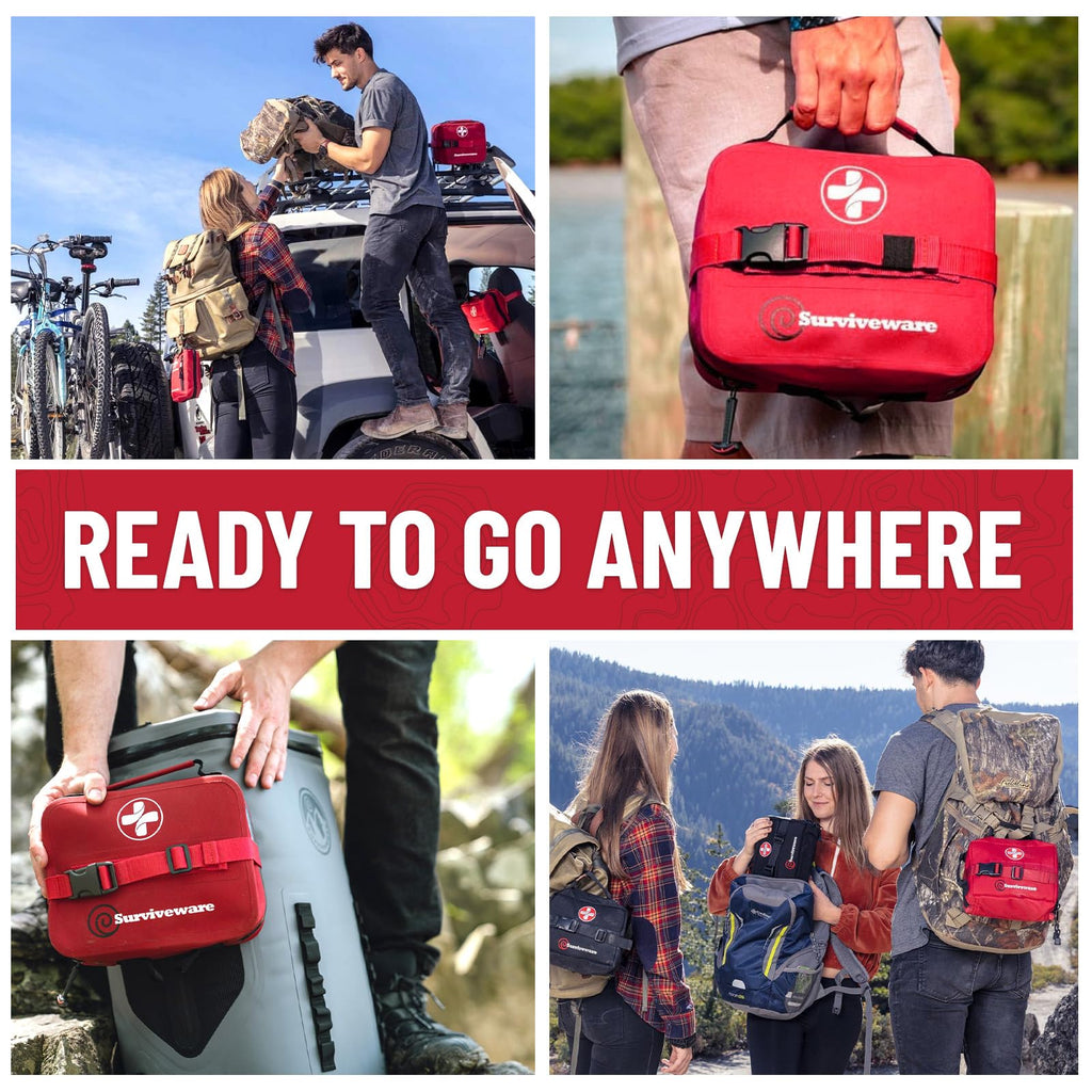 Comprehensive Waterproof Premium Survival First Aid Kit