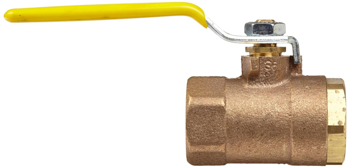 Apollo 32-100 Series Bronze Ball Valve, Two Piece, Inline, Lever, 1" NPT Female
