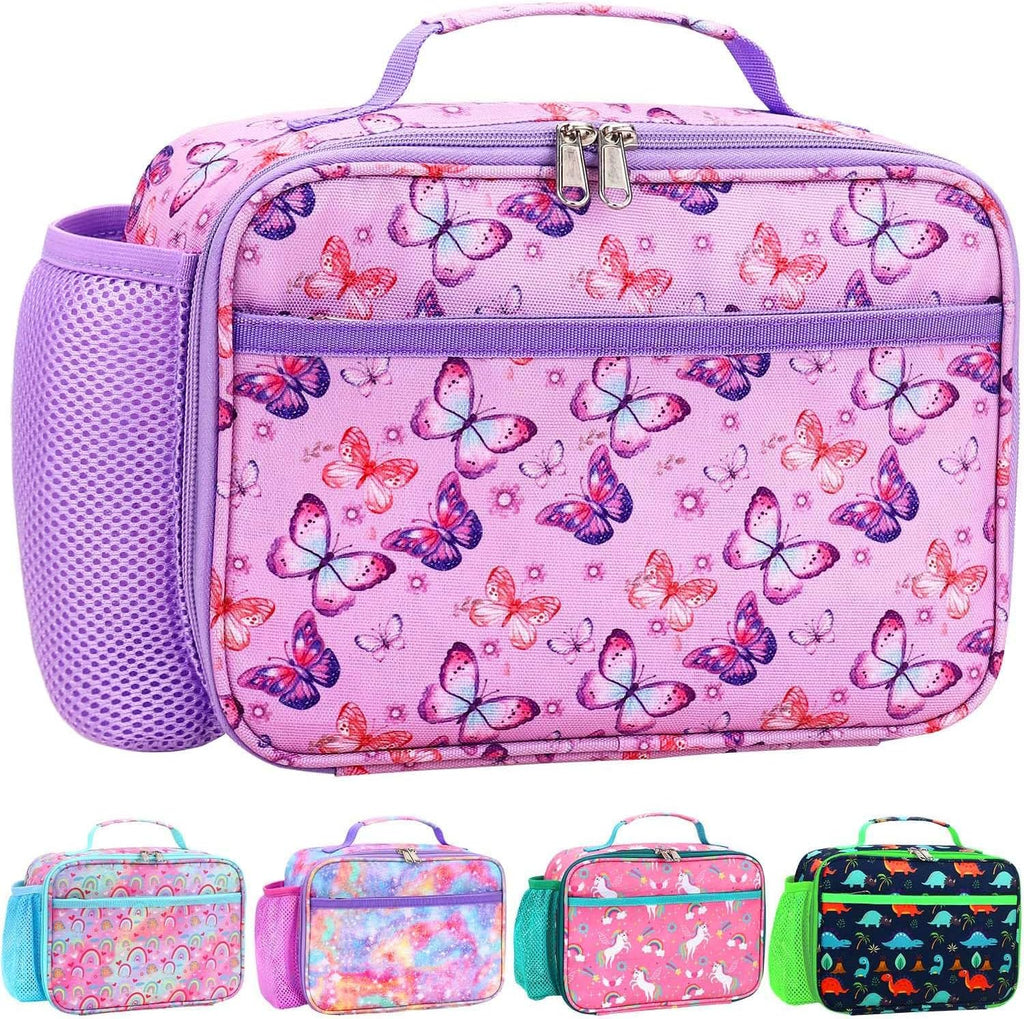 Kids Lunch Bag - Insulated Lunch Box for Boys Girls,Washable Lunch Bag and Reusable Toddler Leak-proof Lunchbox for