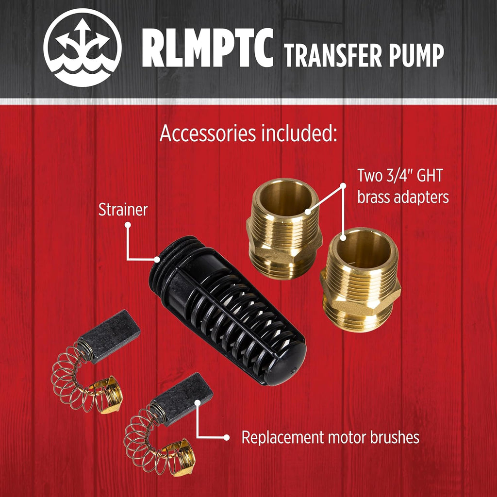 Red Lion RLMPTC 115V, 1/2 HP, 1600 GPH Multipurpose/Transfer/Booster Pump